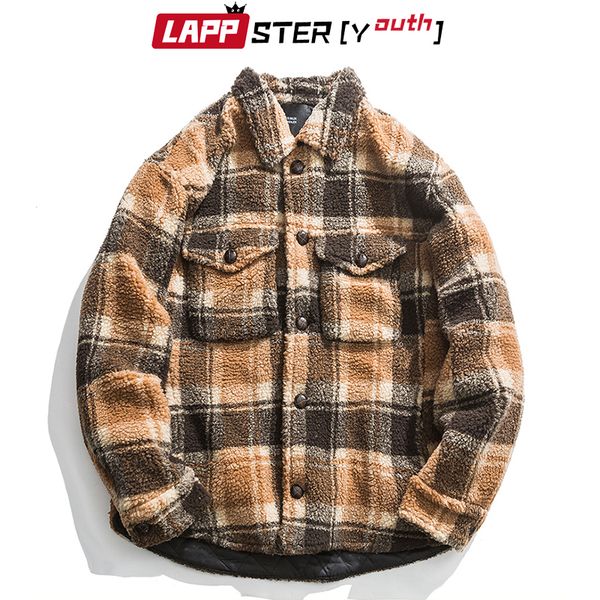 lappster-youth autumn men harajuku plaid wool jackets 2019 mens korean fashion vintage coats thick winter windbreaker streetwear, Black;brown
lappster-youth autumn men harajuku plaid wool jackets 2019 mens korean fashion vintage coats thick winter windbreaker streetwear, Black;brown