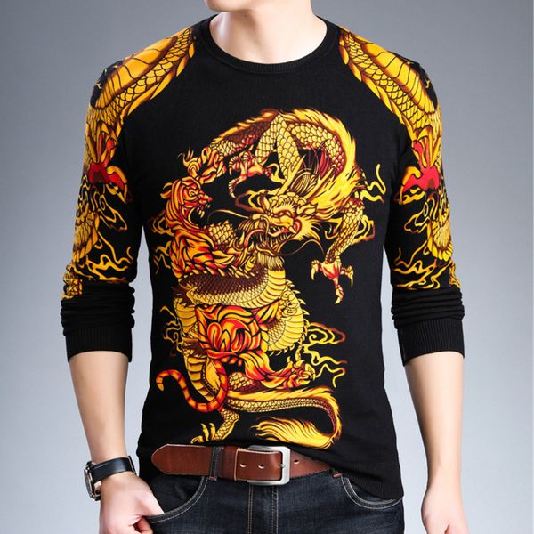 new dragon printed sweater sueter slim fit pull homme mens chompas hombre 2020 clothes fashion pullover erkek kazak, White;black
new dragon printed sweater sueter slim fit pull homme mens chompas hombre 2020 clothes fashion pullover erkek kazak, White;black