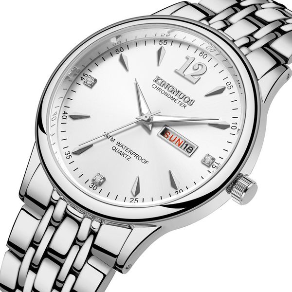 fashion simple casual couple watches calendar week women watch luminous hands water resistant mens quartz wristwatches, Slivery;brown
fashion simple casual couple watches calendar week women watch luminous hands water resistant mens quartz wristwatches, Slivery;brown