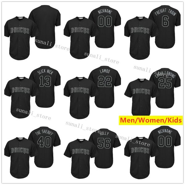 custom 2019 players' weekend nickname 6 freight train 13 slick nick 22 lambo 25 crash landing 40 the sheriff 56 holly jerseys, Blue;black
custom 2019 players' weekend nickname 6 freight train 13 slick nick 22 lambo 25 crash landing 40 the sheriff 56 holly jerseys, Blue;black