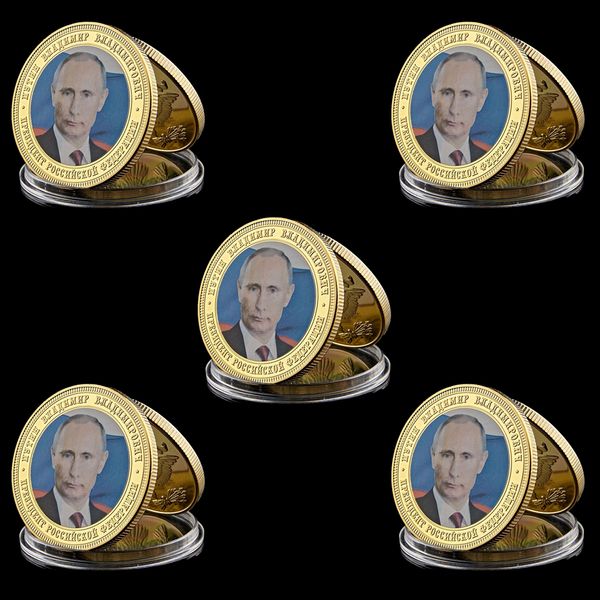 5pcs russia president vladimir putin crimean map 1oz gold plated commemorative coin token ap16 set
5pcs russia president vladimir putin crimean map 1oz gold plated commemorative coin token ap16 set