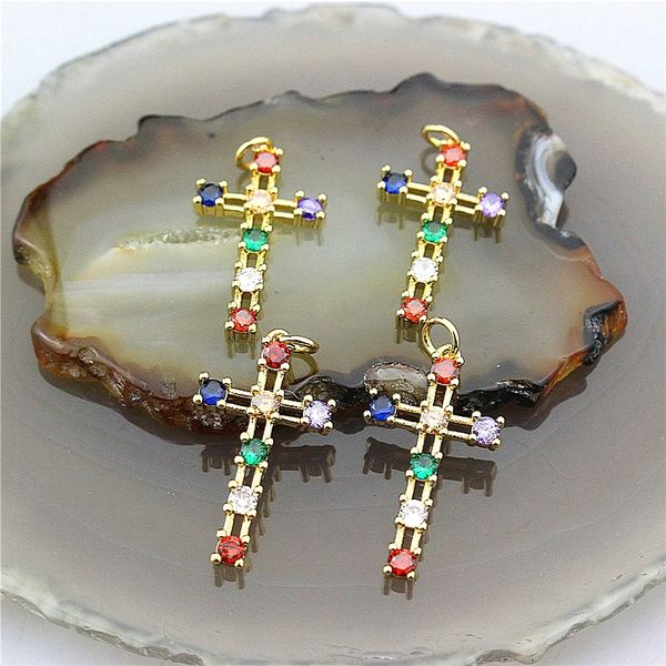 17 * 28mm 10pcs / серия новая мода радуги cz крест кулон, популярный кубический циркон шарма, браслет / ожерелье аксессуары ювелирные издели, Bronze;silver
17 * 28mm 10pcs / серия новая мода радуги cz крест кулон, популярный кубический циркон шарма, браслет / ожерелье аксессуары ювелирные издели, Bronze;silver