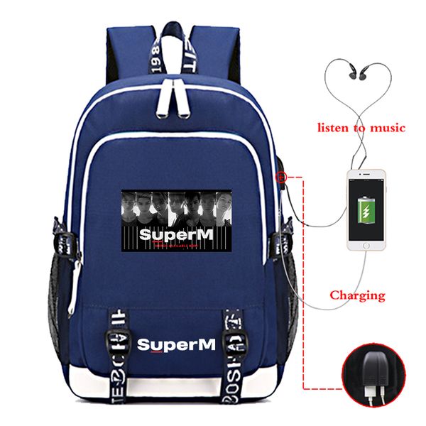 superm 2019 рюкзак сумка женщина мужчины usb зарядных рюкзаков мальчики мода мешок школа путешествие laptop back pack sac a dos
superm 2019 рюкзак сумка женщина мужчины usb зарядных рюкзаков мальчики мода мешок школа путешествие laptop back pack sac a dos