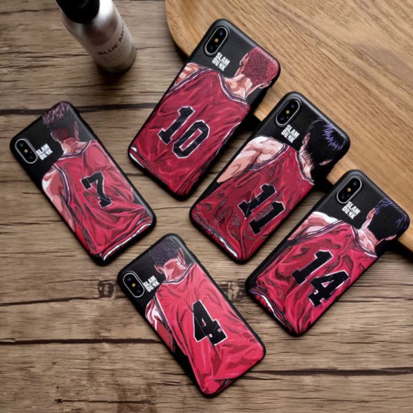 slamdunk cortoon red sports men case with basketball print silicone phone case for iphone 11 pro max 5 styles wholesale
slamdunk cortoon red sports men case with basketball print silicone phone case for iphone 11 pro max 5 styles wholesale