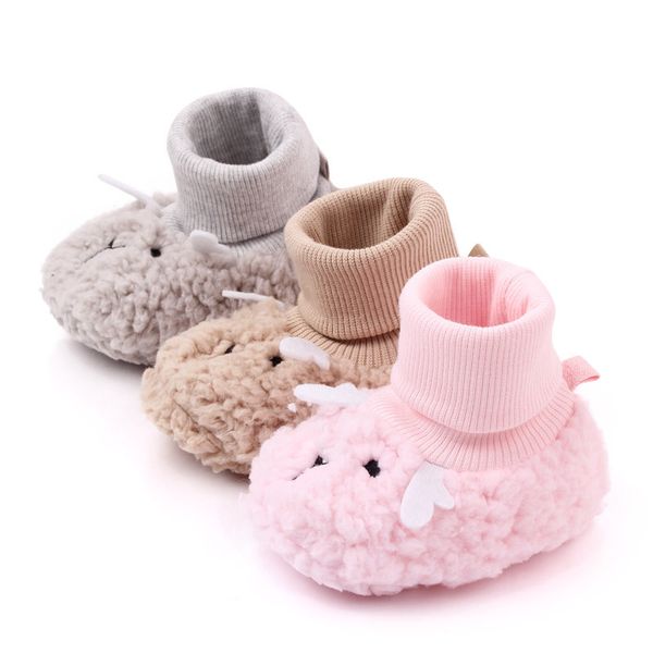 New Winter Baby boots Cute little Sheep Animal girls Boys Fleece booties Super Keep Warm Infant Toddler shoes, Black;grey
New Winter Baby boots Cute little Sheep Animal girls Boys Fleece booties Super Keep Warm Infant Toddler shoes, Black;grey
