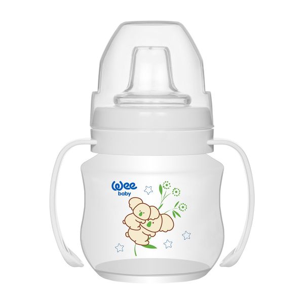 ebebek wee baby 753 non-spill cup with pp handles 125 ml
