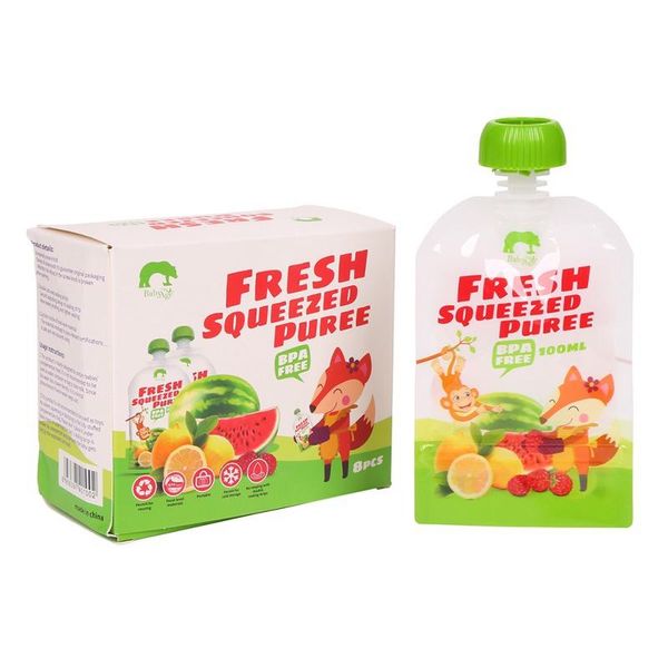 8 pcs/pack baby food squeeze storage double zipper pouches bpa solid feeding 100ml 8 pcs/pack mzysd
8 pcs/pack baby food squeeze storage double zipper pouches bpa solid feeding 100ml 8 pcs/pack mzysd