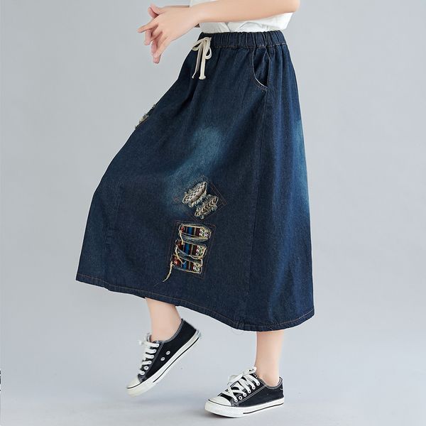 summer spring skirts womens jupe femme hole fashion largas jeans vintage ethnic saia maxi skirt woman jean skirt moir girl, Black
summer spring skirts womens jupe femme hole fashion largas jeans vintage ethnic saia maxi skirt woman jean skirt moir girl, Black