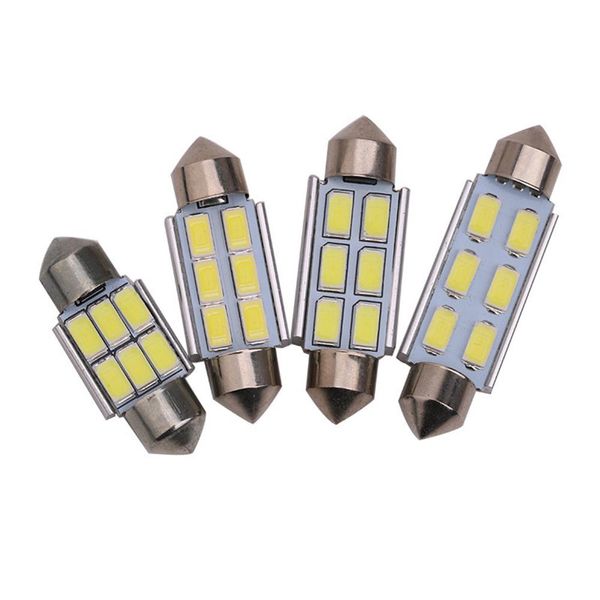 dragonpad 10pcs/set double point decoding lamp 5630-6smd auto car led light bulb pure white reading light 31/36/39/42mm 12v
dragonpad 10pcs/set double point decoding lamp 5630-6smd auto car led light bulb pure white reading light 31/36/39/42mm 12v