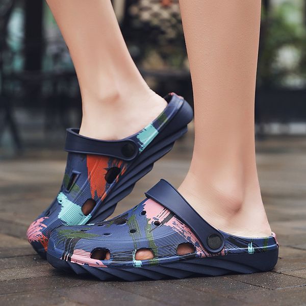 new summer crocse shoes men sandals colorful couples beach slippers men sneakers breathable sandalias walking slippers, Black
new summer crocse shoes men sandals colorful couples beach slippers men sneakers breathable sandalias walking slippers, Black