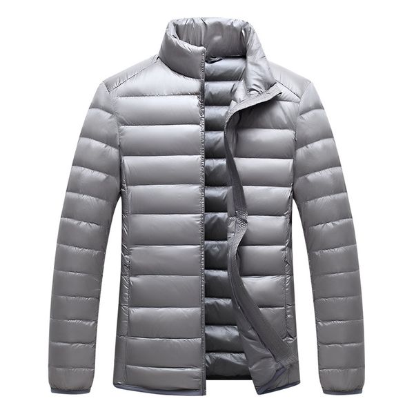 autumn and winter stand collar thin down jacket men white duck down long sleeve new style jacket classic style solid color, Black
autumn and winter stand collar thin down jacket men white duck down long sleeve new style jacket classic style solid color, Black