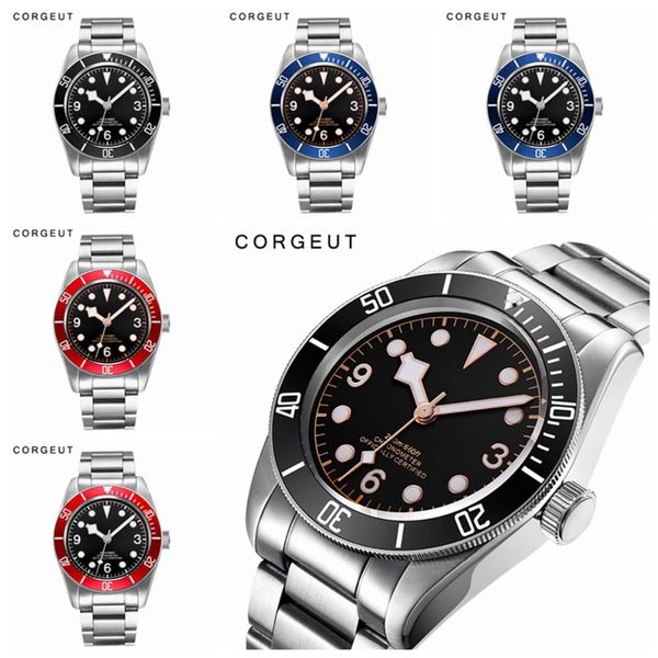 business luxury corgeut men watch fashion sport clock automatic mechanical waterproof swim watch relogio masculino, Slivery;brown
business luxury corgeut men watch fashion sport clock automatic mechanical waterproof swim watch relogio masculino, Slivery;brown