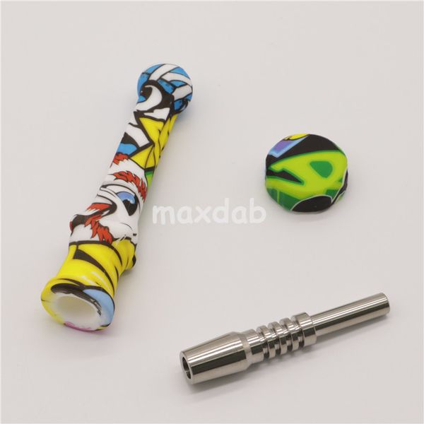 Силиконовые Нектар Коллектор с Titanium Совет Food Grade Silicone Dab Нектар коллектор Портативный силикон ручной трубы Wax Dab Рог
Силиконовые Нектар Коллектор с Titanium Совет Food Grade Silicone Dab Нектар коллектор Портативный силикон ручной трубы Wax Dab Рог