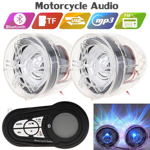 2pcs 30w motorcycle waterproof anti-theft bluetooth mp3 speaker support aux-in audio input and usb tf for motorcycle and scooter car
2pcs 30w motorcycle waterproof anti-theft bluetooth mp3 speaker support aux-in audio input and usb tf for motorcycle and scooter car
