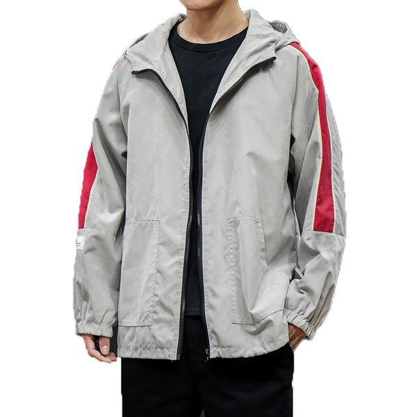 2020 spring new hooded jacket loose contrast color stitching jackets men streetwear windproof windbreaker male black coat s-3xl, Black;brown
2020 spring new hooded jacket loose contrast color stitching jackets men streetwear windproof windbreaker male black coat s-3xl, Black;brown