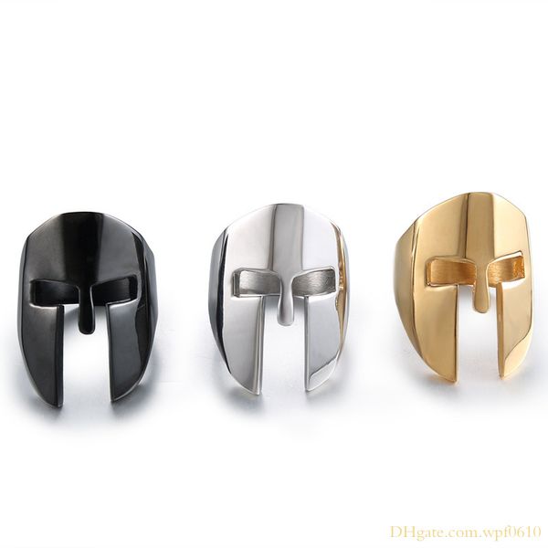 hip hop punk style the warriors helmet shape design stainless steel rings jewelry amulst for men, Silver
hip hop punk style the warriors helmet shape design stainless steel rings jewelry amulst for men, Silver