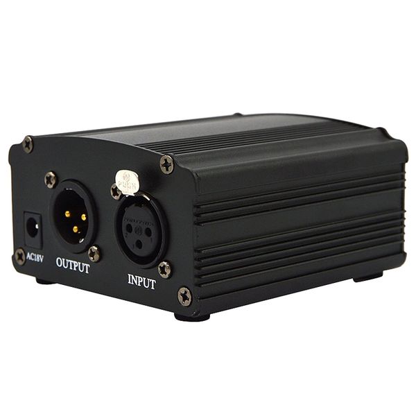 full-professional 48v dc phantom power supply genuine professional for studio recording condenser microphone computer
full-professional 48v dc phantom power supply genuine professional for studio recording condenser microphone computer