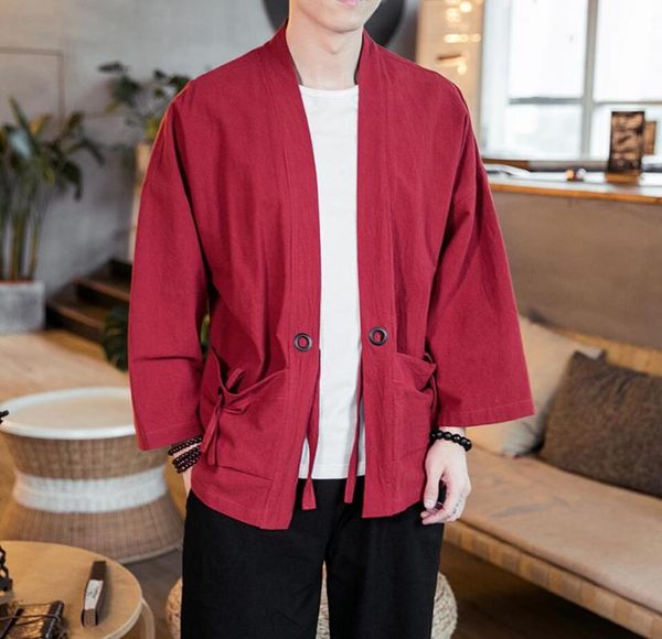 sinicism store linen shirts men kimono traditional open stitch shirt belt pocket male three quarter sleeve shirt harajuku, Black;brown
sinicism store linen shirts men kimono traditional open stitch shirt belt pocket male three quarter sleeve shirt harajuku, Black;brown