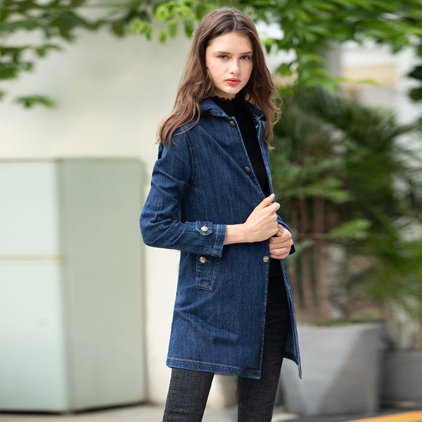women denim trench coat spring autumn lady casual slim fit casual jean coat, Tan;black
women denim trench coat spring autumn lady casual slim fit casual jean coat, Tan;black