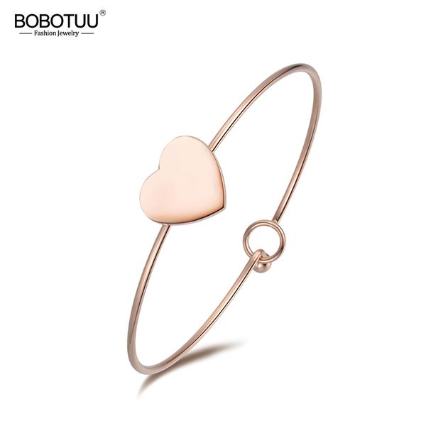 bobotuu romantic titanium steel heart shape cuff bracelets & bangles engagement wedding bangle jewelry for women bb18034, Black
bobotuu romantic titanium steel heart shape cuff bracelets & bangles engagement wedding bangle jewelry for women bb18034, Black