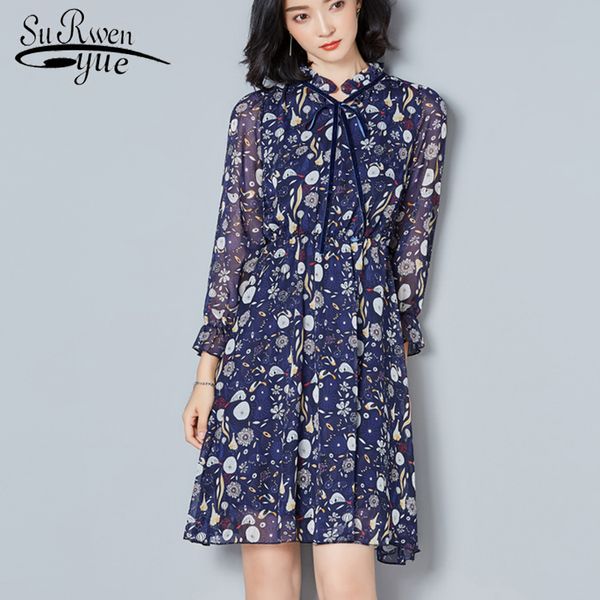dress women 2019 women's bow temperament print skirt slim fit dresses chiffon floral dress women casual middle waist 2338 50, Black;gray
dress women 2019 women's bow temperament print skirt slim fit dresses chiffon floral dress women casual middle waist 2338 50, Black;gray