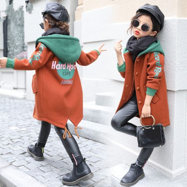 2019 fall winter girls woolen coat foreign trade children's hooded woollen coat kids print spliced outerwear casual clothes x96, Blue;gray
2019 fall winter girls woolen coat foreign trade children's hooded woollen coat kids print spliced outerwear casual clothes x96, Blue;gray