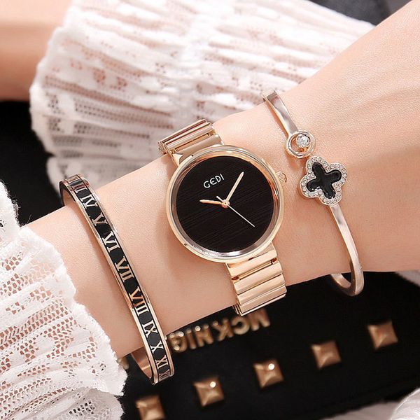 famous brand women watches 3 pcs set bangle rose gold female style quartz wristwatch ladies popular alloy watch montre femme c19041202, Slivery;brown
famous brand women watches 3 pcs set bangle rose gold female style quartz wristwatch ladies popular alloy watch montre femme c19041202, Slivery;brown