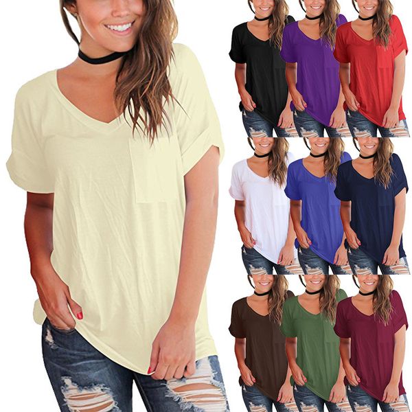 summer spring-summer new skull black womens chest pocket v-neck short-sleeve loose-fit t-shirt womens, White
summer spring-summer new skull black womens chest pocket v-neck short-sleeve loose-fit t-shirt womens, White