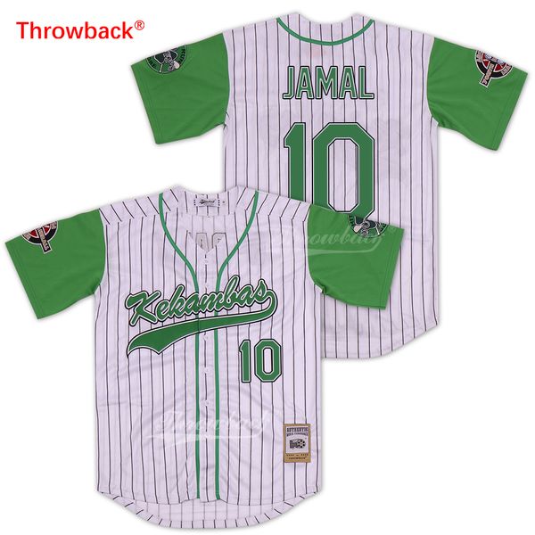 men's jamal #10 kekambas pinstriped baseball jersey archa and duffy's patches movie jerseys hardball embroidery ing, Blue;black
men's jamal #10 kekambas pinstriped baseball jersey archa and duffy's patches movie jerseys hardball embroidery ing, Blue;black