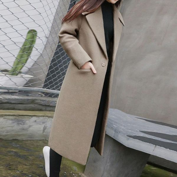 2020 autumn and winter coat female mid-long new korean temperament women's popular outerwear warm elegant vintage coat, Black
2020 autumn and winter coat female mid-long new korean temperament women's popular outerwear warm elegant vintage coat, Black