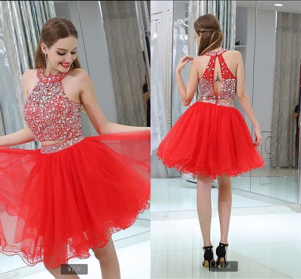 2019 new arrival red two piece a line heavily beads crystals prom dress hollow back petite girls informal prom gowns selling, Black
2019 new arrival red two piece a line heavily beads crystals prom dress hollow back petite girls informal prom gowns selling, Black