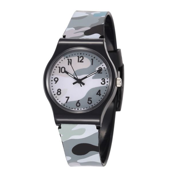 pvc belt wrist watch, camouflage pattern dial wrist watch, casual style, Slivery;brown
pvc belt wrist watch, camouflage pattern dial wrist watch, casual style, Slivery;brown
