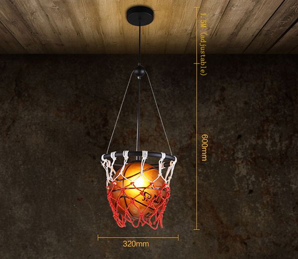 creative basketball lamp personality restaurant bar stores stadium sports theme art deco pendant lamp child room basketball pendant light
creative basketball lamp personality restaurant bar stores stadium sports theme art deco pendant lamp child room basketball pendant light