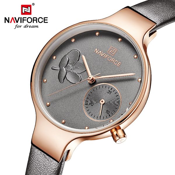 naviforce women watches ladies quartz watches genuine leather watchband casual wrist gift for girls, Slivery;brown
naviforce women watches ladies quartz watches genuine leather watchband casual wrist gift for girls, Slivery;brown