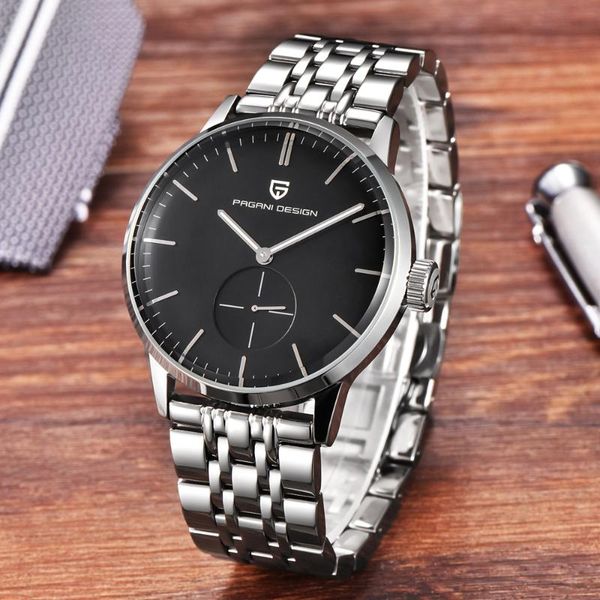 fashion casual men's business watches men waterproof 30m simple quartz watch pagani design relogio masculino, Slivery;brown
fashion casual men's business watches men waterproof 30m simple quartz watch pagani design relogio masculino, Slivery;brown