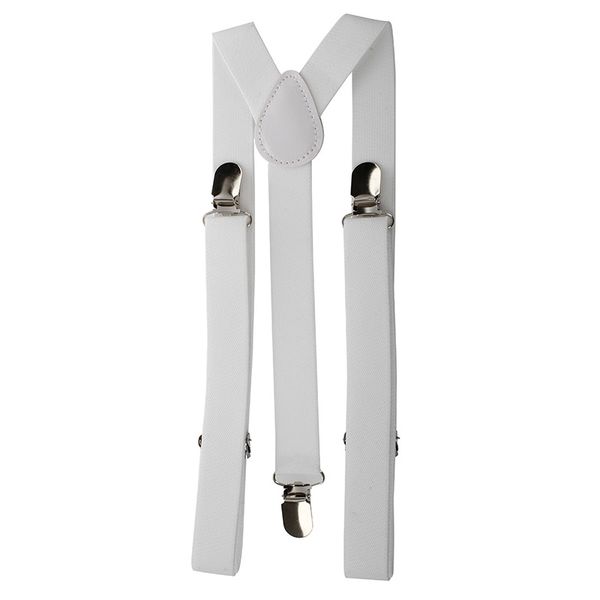 lady woman adjustable metal clamp elastic suspenders braces - white, Black;white
lady woman adjustable metal clamp elastic suspenders braces - white, Black;white