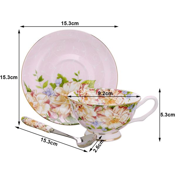 3pcs/set bone china coffee cup saucer spoon set beautiful flower ceramic mug porcelain tea cup cafe party drinkware eco friendly coffeware s
3pcs/set bone china coffee cup saucer spoon set beautiful flower ceramic mug porcelain tea cup cafe party drinkware eco friendly coffeware s