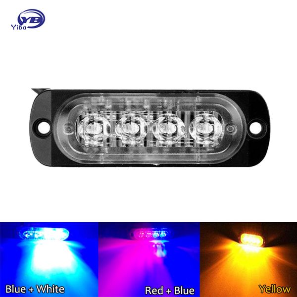 4 led ultra-thin waterproof flash warning lights car truck trailer side marker strobe work lights 12v-24v yellow white red amber
4 led ultra-thin waterproof flash warning lights car truck trailer side marker strobe work lights 12v-24v yellow white red amber