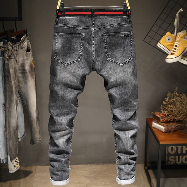 mens designer big youth jeans slim stretch small feet pants fashionable rotten holesexg8, Blue
mens designer big youth jeans slim stretch small feet pants fashionable rotten holesexg8, Blue