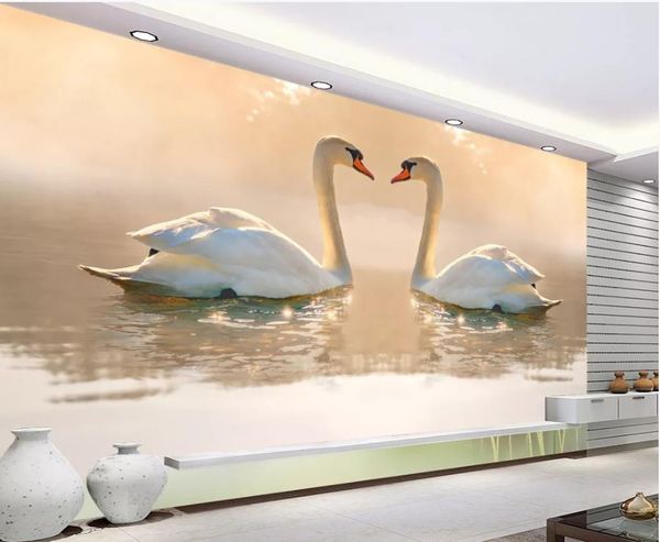 warm white swan hd decorative painting wall wallpaper for walls 3 d for living room
warm white swan hd decorative painting wall wallpaper for walls 3 d for living room
