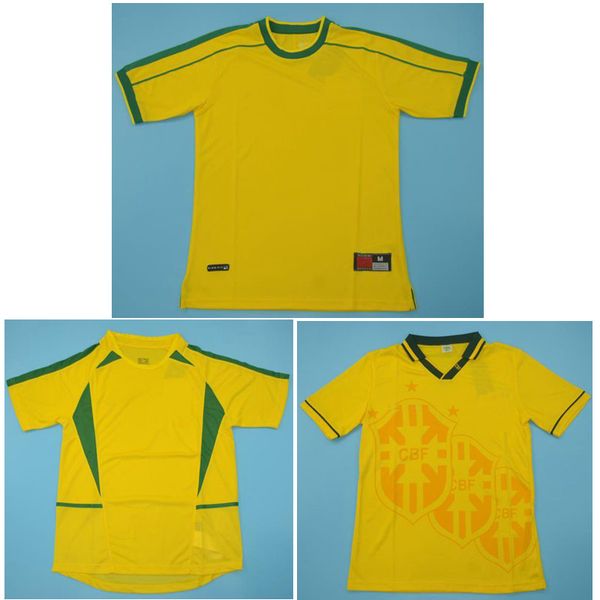 1994 brazil home jerseys rivaldo 1998 brasil retro classic shirt carlos romario ronaldo ronaldinho 2002 soccer jersey maillot de foot, Black;yellow
1994 brazil home jerseys rivaldo 1998 brasil retro classic shirt carlos romario ronaldo ronaldinho 2002 soccer jersey maillot de foot, Black;yellow