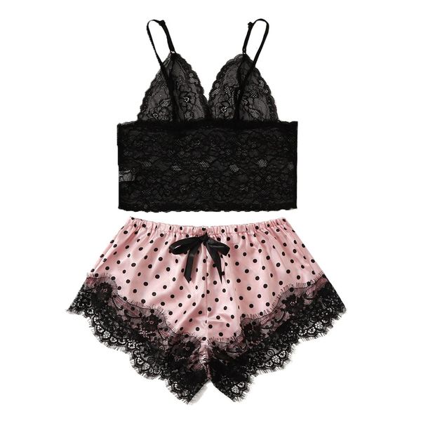 fashion stylish lingerie women lace silk pyjamas set lingerie clothes for women straps pijama ladies sleepwear pajama suit, Black;brown
fashion stylish lingerie women lace silk pyjamas set lingerie clothes for women straps pijama ladies sleepwear pajama suit, Black;brown