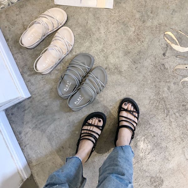 2019 fashion gladiator sandal shoes summer sandals women thong beach shoes women, Black
2019 fashion gladiator sandal shoes summer sandals women thong beach shoes women, Black