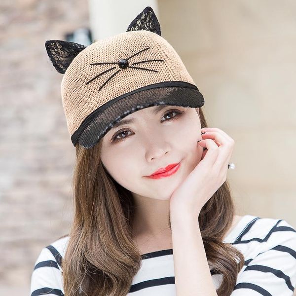 new fashion student hat girl summer sun hat lovely cat baseball cap spring autumn cap star same style bonnet funny wrap, Blue;gray
new fashion student hat girl summer sun hat lovely cat baseball cap spring autumn cap star same style bonnet funny wrap, Blue;gray