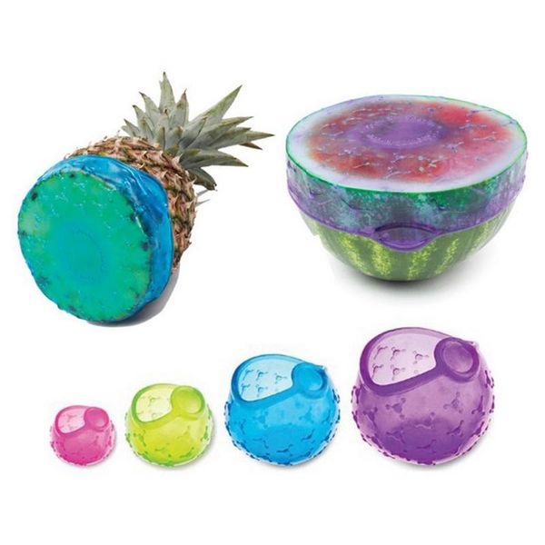 4шт / set многоразовый силиконовый stretch люки wrap bowl seal обложка keep fresh кухня хранения свежее хранение пленки dropship
4шт / set многоразовый силиконовый stretch люки wrap bowl seal обложка keep fresh кухня хранения свежее хранение пленки dropship