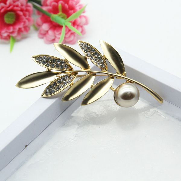 korean gold rhinestone brooches lapel pin pearl leaves brooches jewelry shirt women accessories fashion new, Gray
korean gold rhinestone brooches lapel pin pearl leaves brooches jewelry shirt women accessories fashion new, Gray