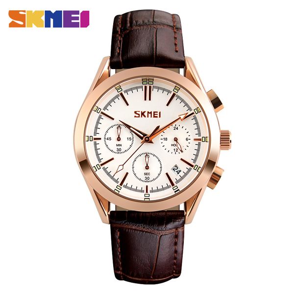 skmei fashion men digital watch leather strap classic business quartz wristwatch waterproof swatch electronic clock 9127, Slivery;brown
skmei fashion men digital watch leather strap classic business quartz wristwatch waterproof swatch electronic clock 9127, Slivery;brown