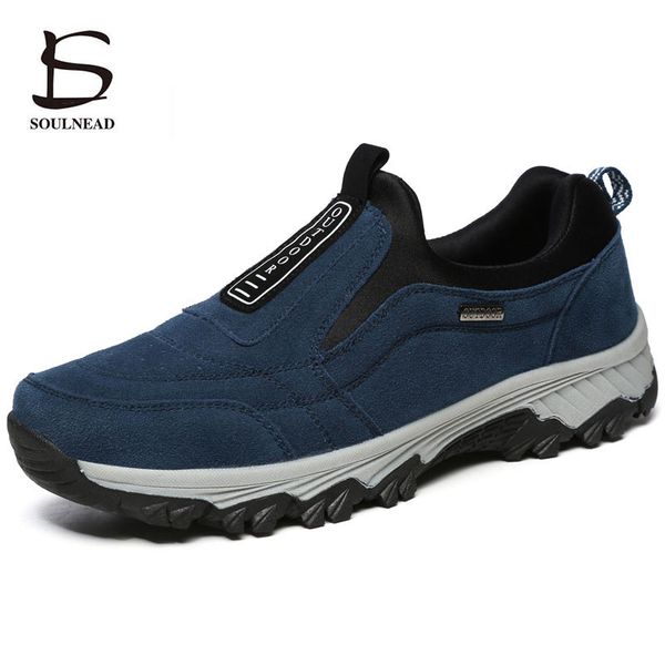 hiking shoes men's genuine leather non-slip lazy shoes outdoor middle-aged hiking casual comfortable male 39-45
hiking shoes men's genuine leather non-slip lazy shoes outdoor middle-aged hiking casual comfortable male 39-45