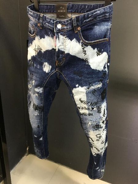 new arrivals mens d2 jeans fashion designer slim motorcycle moto biker ripped skinny mens denim pants hip hop it uk us size 44-54, Blue
new arrivals mens d2 jeans fashion designer slim motorcycle moto biker ripped skinny mens denim pants hip hop it uk us size 44-54, Blue