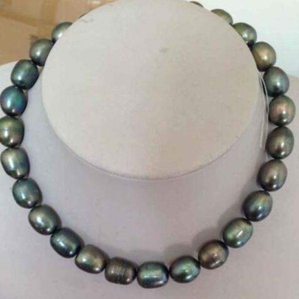 stunning 10-11mm tahitian black baroque green pearl necklace 18 inch 925 silver gold
stunning 10-11mm tahitian black baroque green pearl necklace 18 inch 925 silver gold